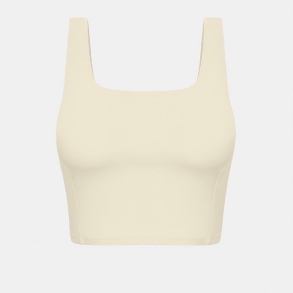 Halara Square Neck Backless Cropped Yoga Tank Top